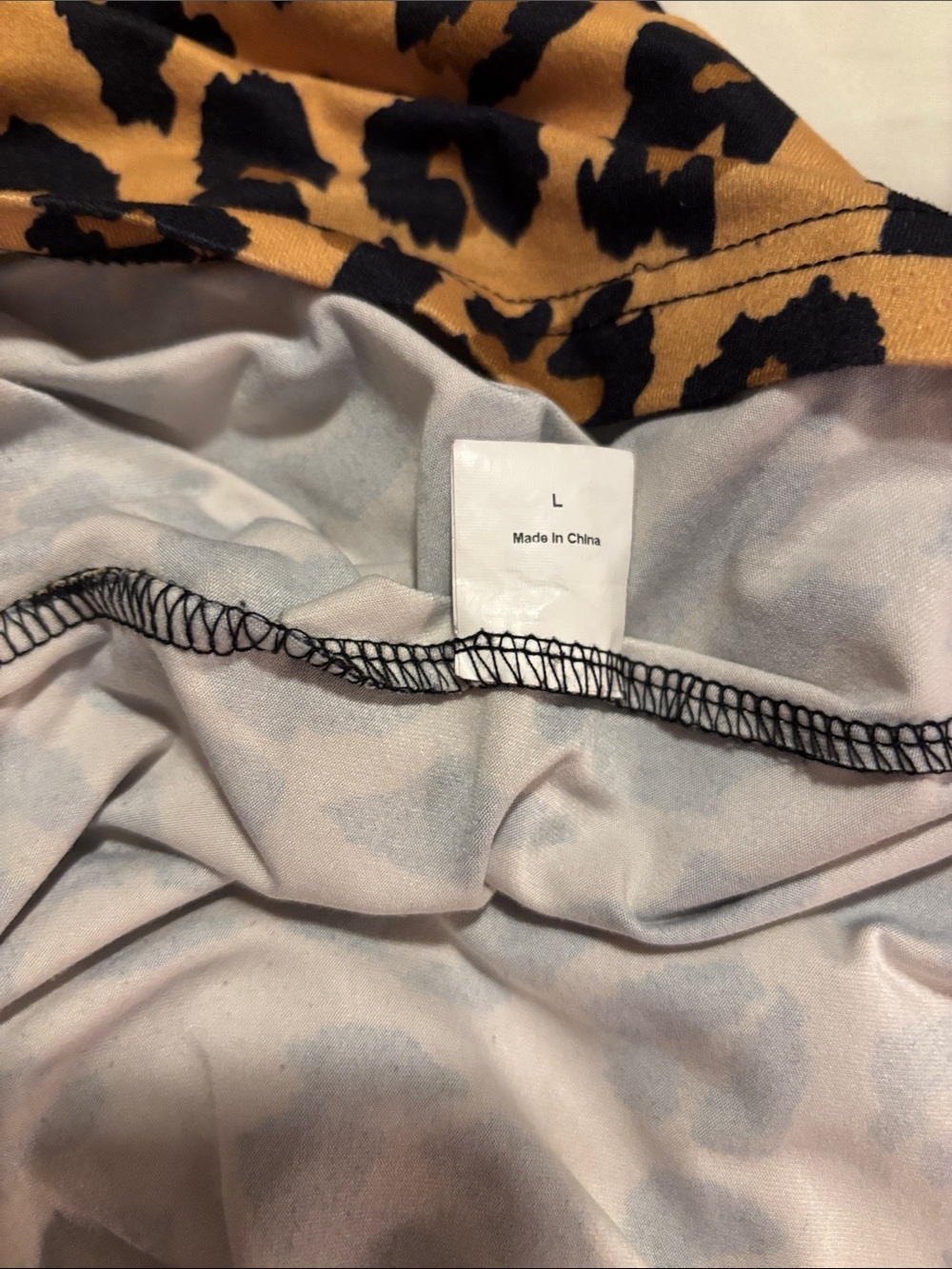 NUGGLES Leopard Print Tunic with Floral Contrast Sleeves - Picture 7 of 7